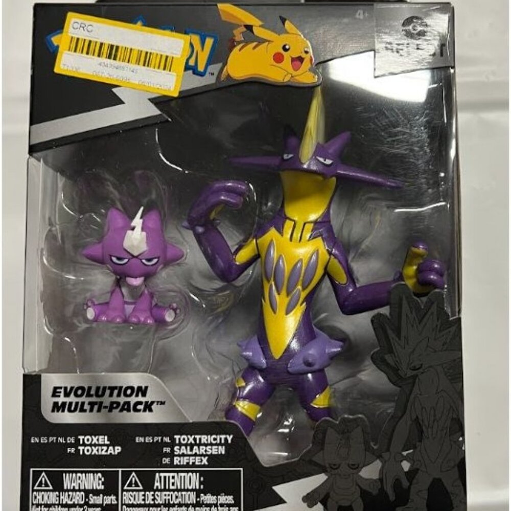 Pokemon Select Toxel & Toxtricity Evolution Figure 2Pack